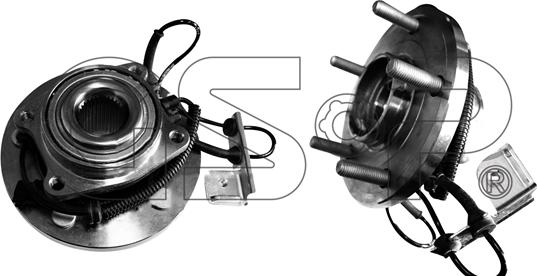 GSP 9332007 - Bearing Kit, wheel hub onlydrive.pro