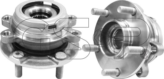 GSP 9332024 - Комплект подшипника, ступицы колеса onlydrive.pro