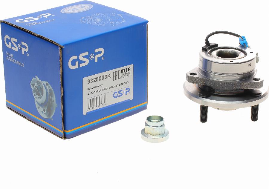 GSP 9328003K - Bearing Kit, wheel hub onlydrive.pro