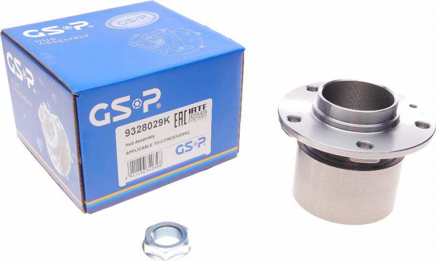 GSP 9328029K - Bearing Kit, wheel hub onlydrive.pro