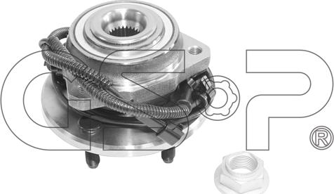 GSP 9327043K - Bearing Kit, wheel hub onlydrive.pro
