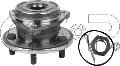 GSP 9327010K - Ступица колеса, поворотный кулак onlydrive.pro