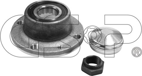 GSP 9230044K - Bearing Kit, wheel hub onlydrive.pro