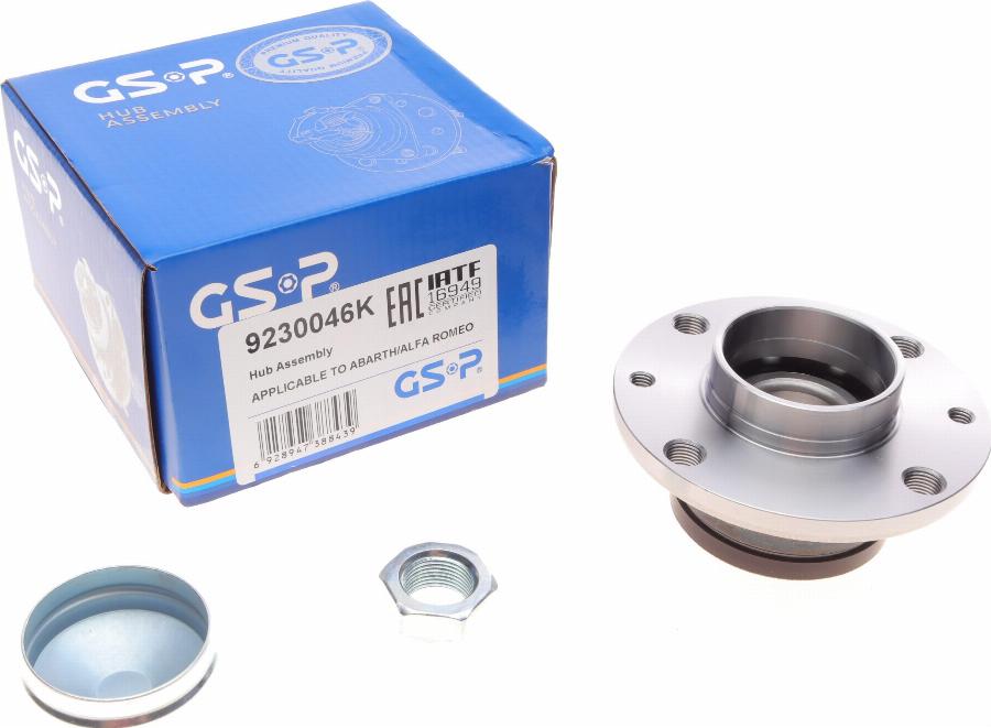 GSP 9230046K - Bearing Kit, wheel hub onlydrive.pro