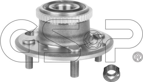 GSP 9230015K - Ступица колеса, поворотный кулак onlydrive.pro