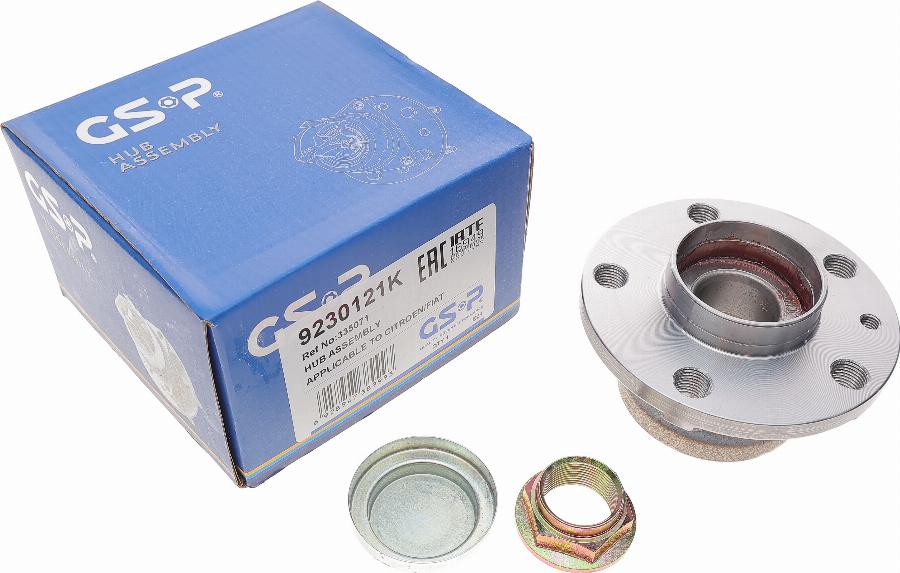 GSP 9230121K - Bearing Kit, wheel hub onlydrive.pro