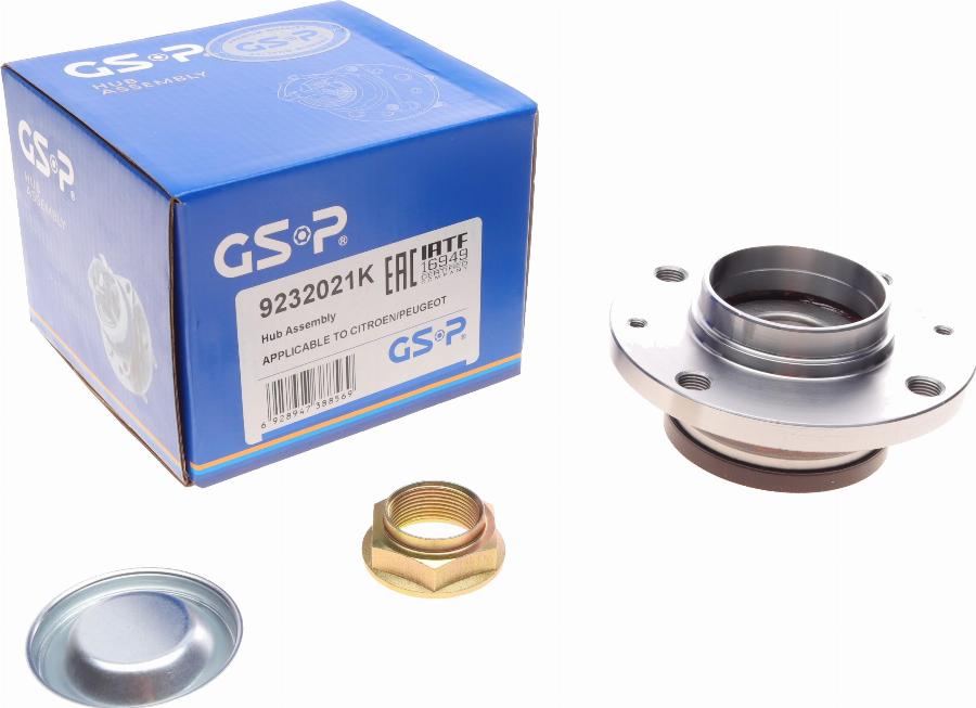 GSP 9232021K - Bearing Kit, wheel hub onlydrive.pro