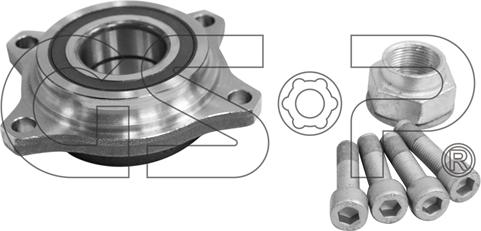 GSP 9237018K - Bearing Kit, wheel hub onlydrive.pro