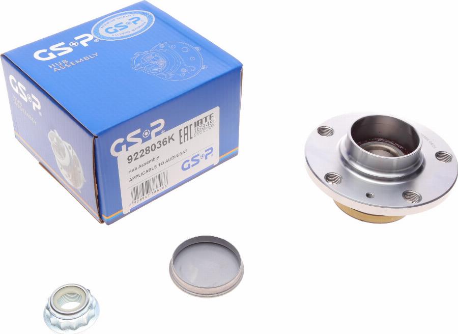 GSP 9228036K - Bearing Kit, wheel hub onlydrive.pro