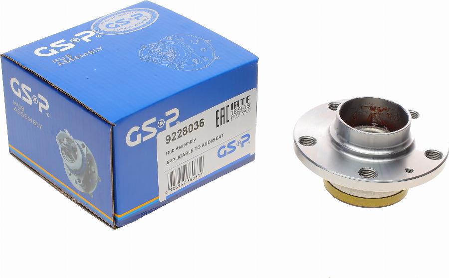 GSP 9228036 - Комплект подшипника, ступицы колеса onlydrive.pro