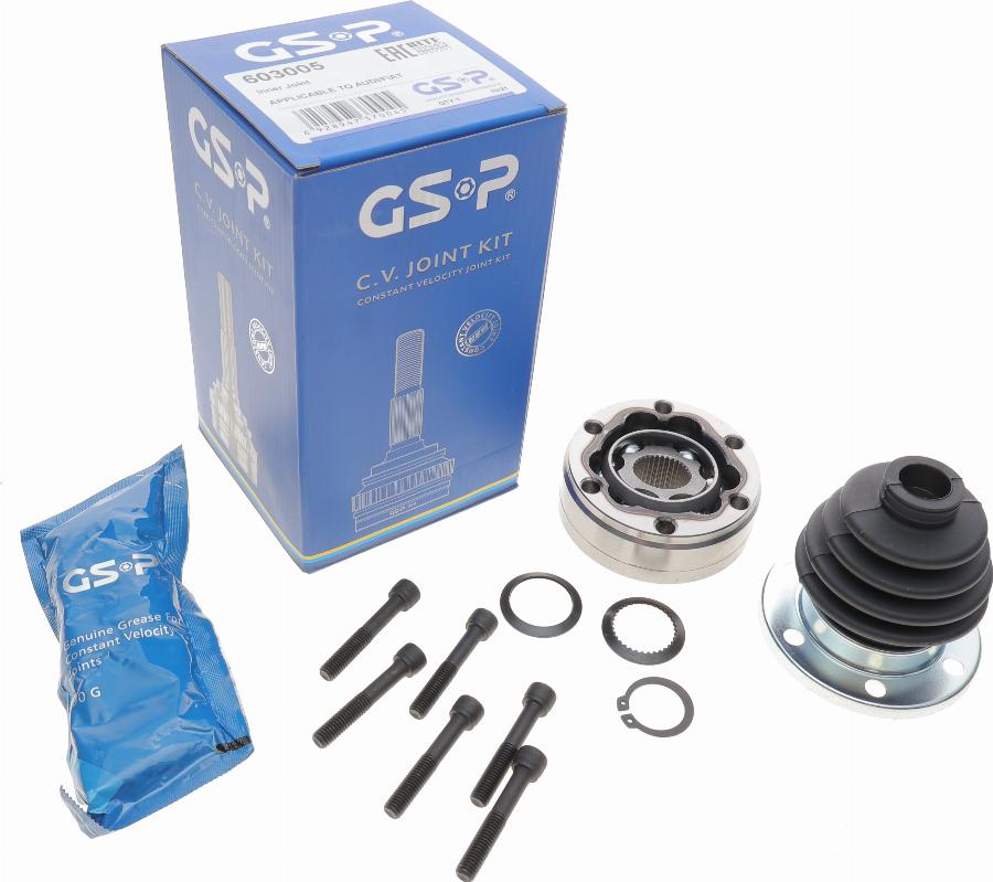 GSP 603005 - Шарнирный комплект, ШРУС, приводной вал onlydrive.pro