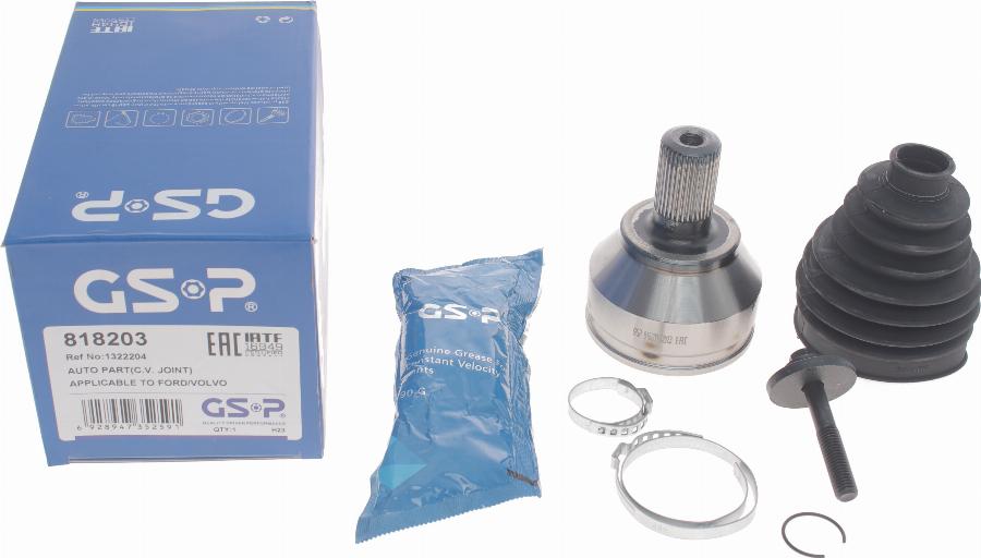 GSP 818203 - Joint Kit, drive shaft onlydrive.pro