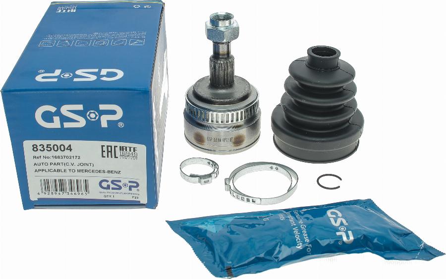 GSP 835004 - Шарнирный комплект, ШРУС, приводной вал onlydrive.pro