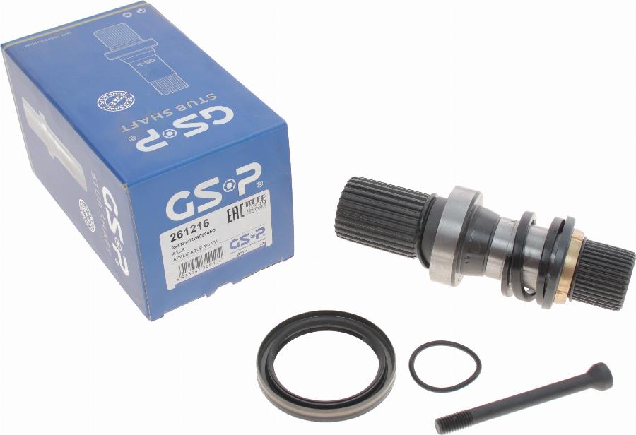 GSP 261216 - Stub Axle, differential onlydrive.pro