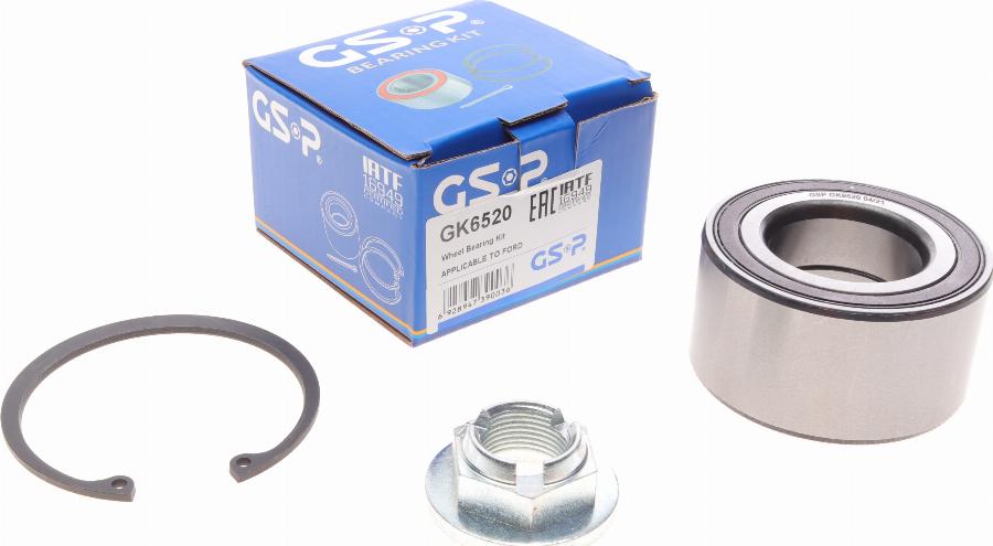 GSP GK6520 - Bearing Kit, wheel hub onlydrive.pro