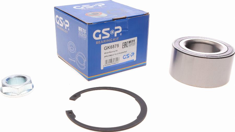 GSP GK6575 - Bearing Kit, wheel hub onlydrive.pro