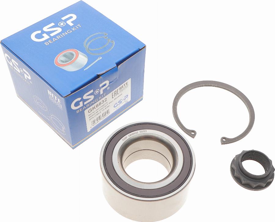 GSP GK6632 - Bearing Kit, wheel hub onlydrive.pro