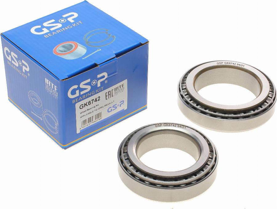 GSP GK6742 - Bearing Kit, wheel hub onlydrive.pro