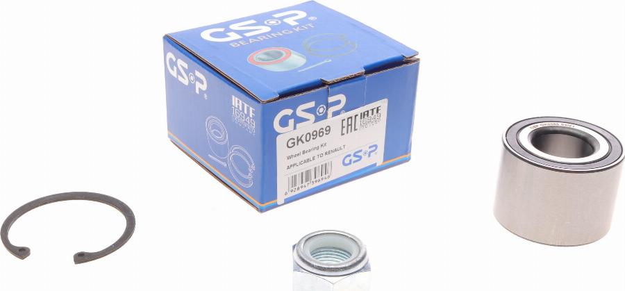 GSP GK0969 - Bearing Kit, wheel hub onlydrive.pro