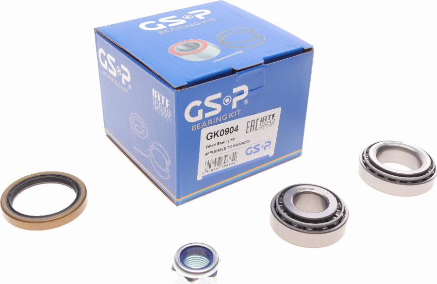 GSP GK0904 - Комплект подшипника, ступицы колеса onlydrive.pro