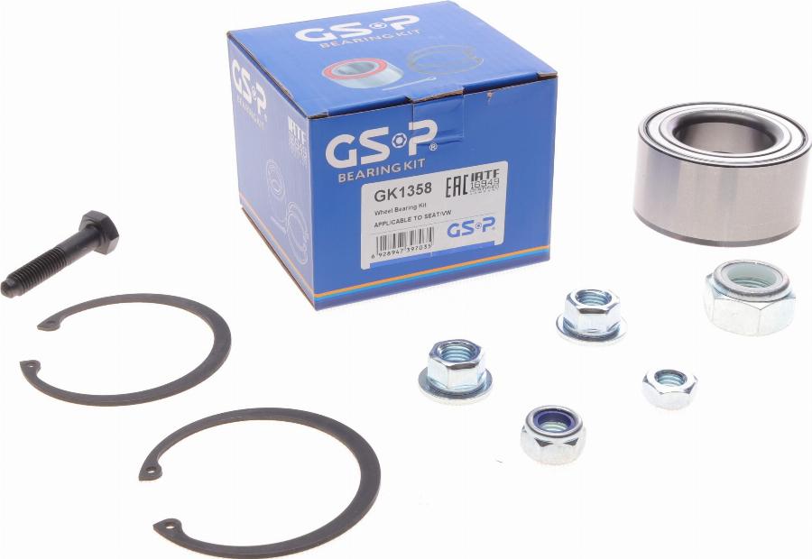 GSP GK1358 - Bearing Kit, wheel hub onlydrive.pro