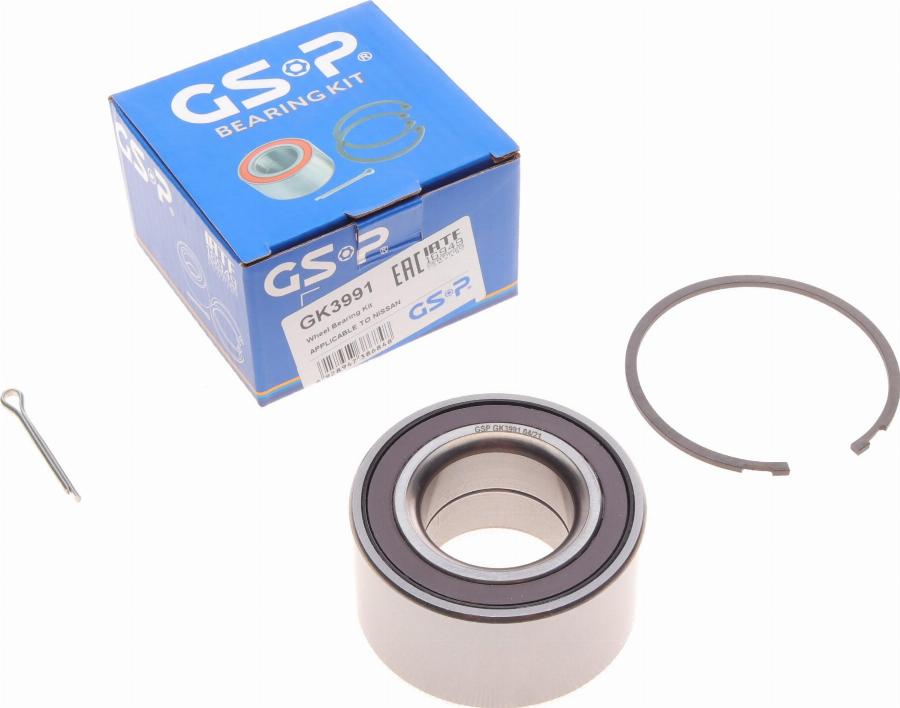 GSP GK3991 - Bearing Kit, wheel hub onlydrive.pro