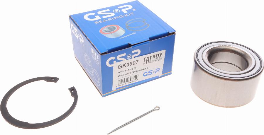 GSP GK3907 - Bearing Kit, wheel hub onlydrive.pro