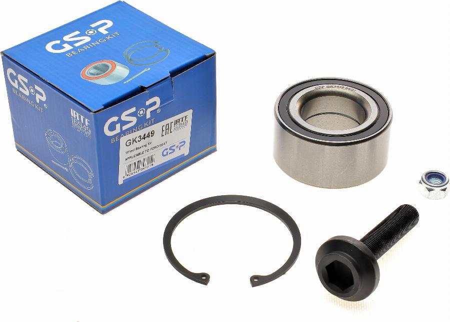 GSP GK3449 - Bearing Kit, wheel hub onlydrive.pro