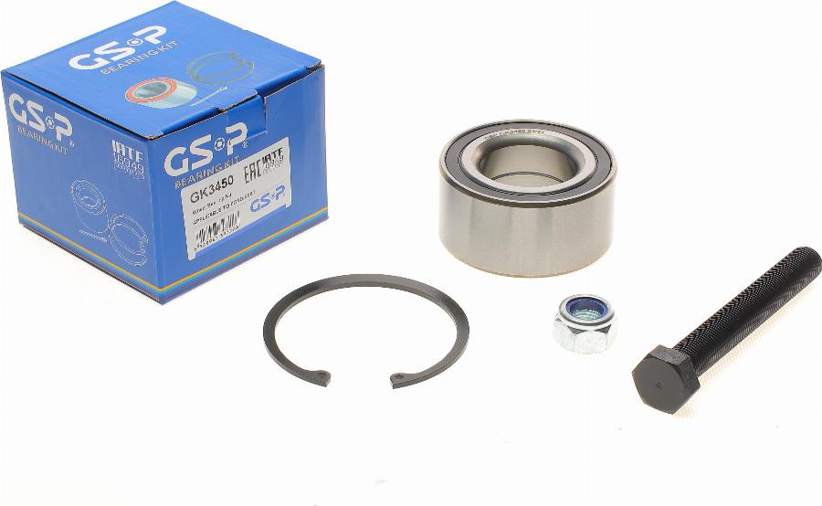 GSP GK3450 - Bearing Kit, wheel hub onlydrive.pro