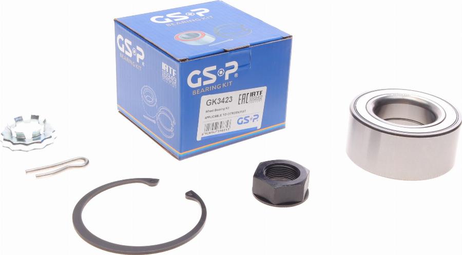 GSP GK3423 - Bearing Kit, wheel hub onlydrive.pro