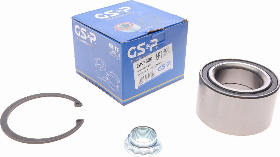 GSP GK3500 - Bearing Kit, wheel hub onlydrive.pro