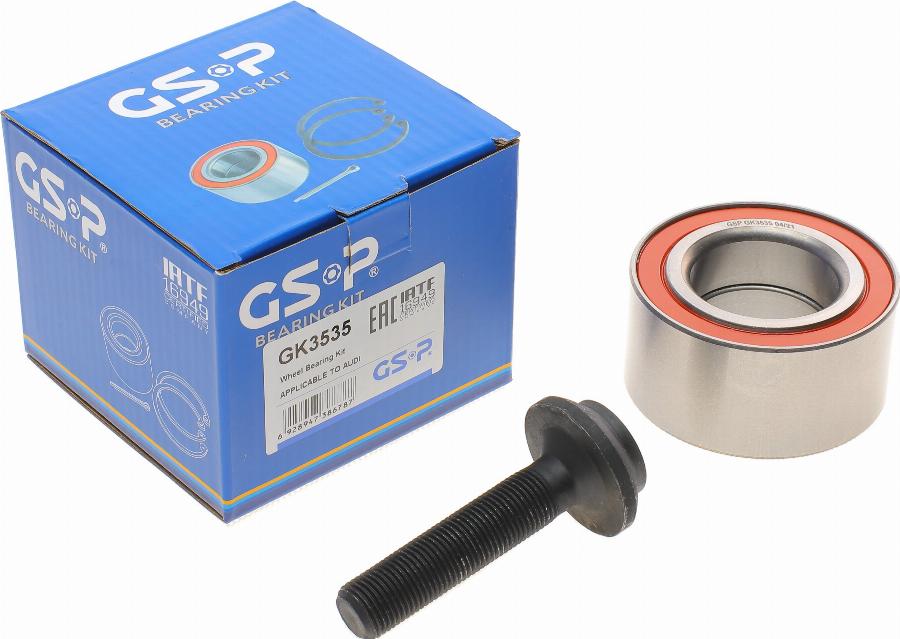 GSP GK3535 - Комплект подшипника, ступицы колеса onlydrive.pro