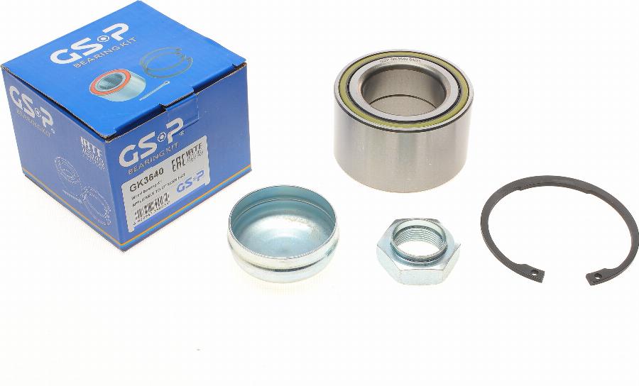 GSP GK3640 - Bearing Kit, wheel hub onlydrive.pro