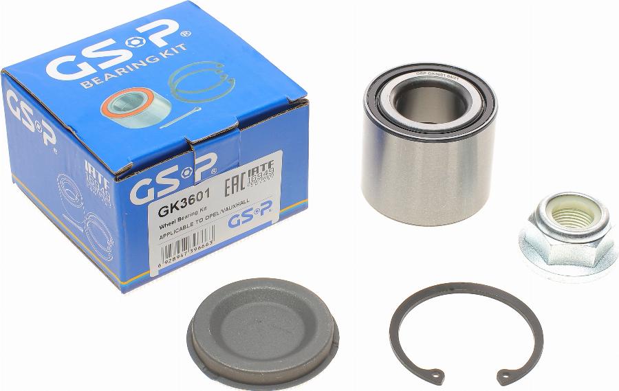 GSP GK3601 - Bearing Kit, wheel hub onlydrive.pro