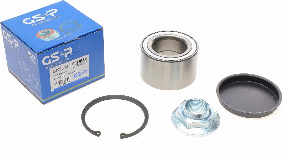 GSP GK3614 - Bearing Kit, wheel hub onlydrive.pro