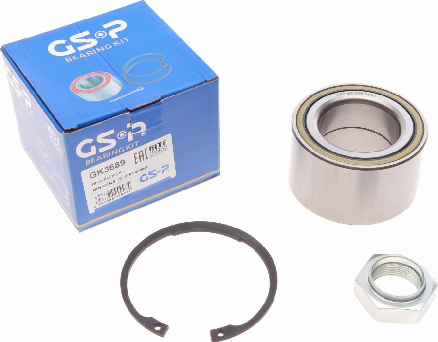 GSP GK3689 - Bearing Kit, wheel hub onlydrive.pro