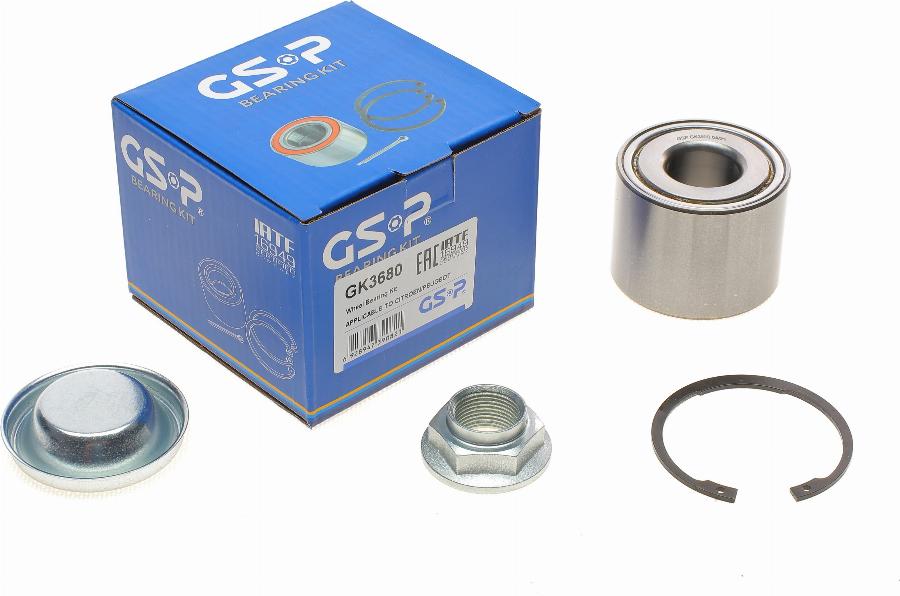 GSP GK3680 - Bearing Kit, wheel hub onlydrive.pro