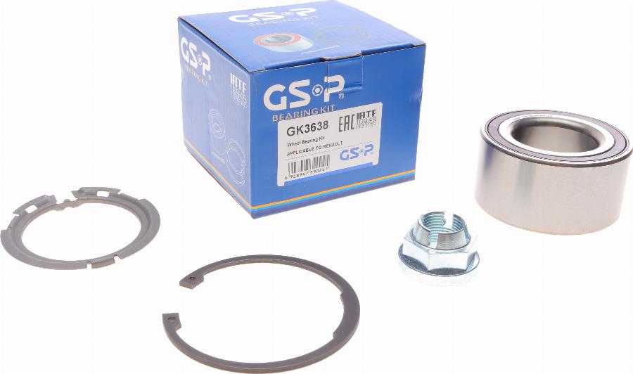 GSP GK3638 - Bearing Kit, wheel hub onlydrive.pro