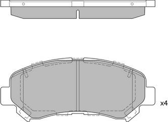 BOSCH 0 986 494 885 - Piduriklotsi komplekt,ketaspidur onlydrive.pro