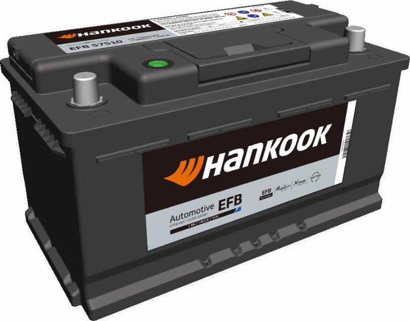 Hankook EFB 57530 - Starter Battery onlydrive.pro