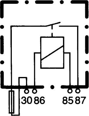 HELLA 4RA 003 530-001 - Relay, main current onlydrive.pro