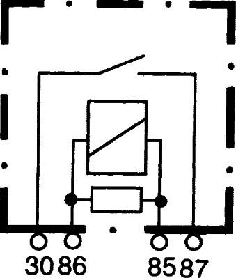 HELLA 4RA 007 793-031 - Relay, main current onlydrive.pro