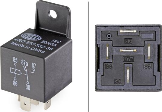 HELLA 4RD 933 332-361 - Relay, main current onlydrive.pro