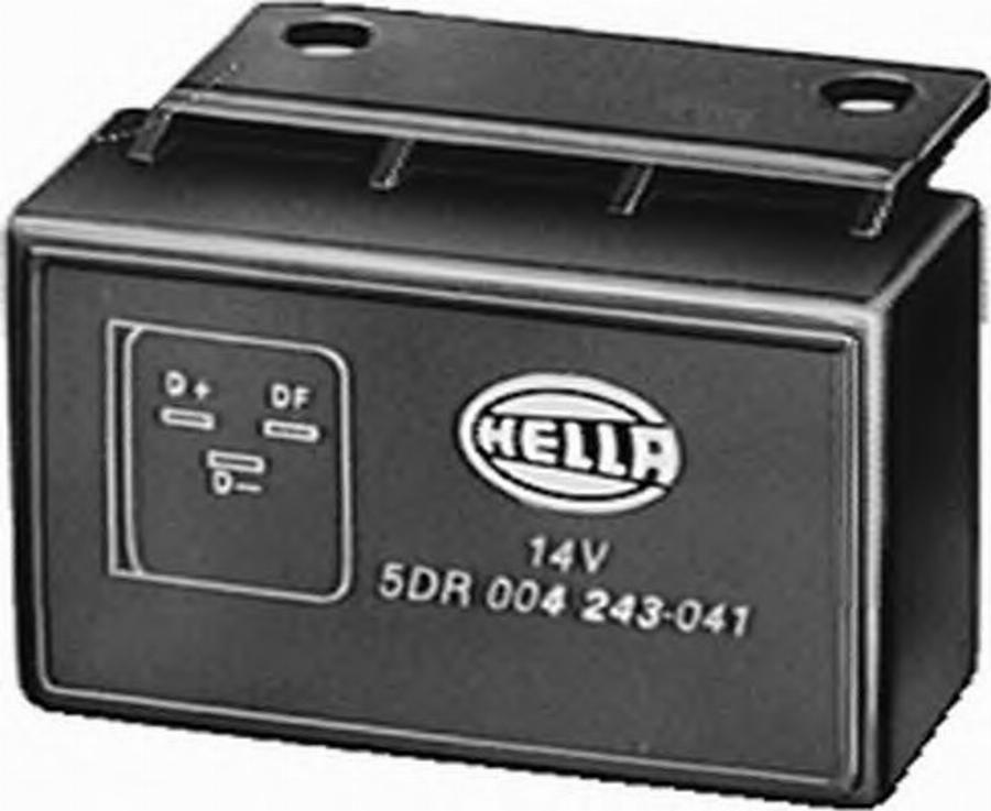 HELLA 5DR004243041 - Voltage regulator, alternator onlydrive.pro