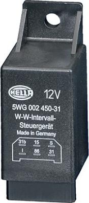 HELLA 5WG 002 450-311 - Relay, wipe / wash interval onlydrive.pro