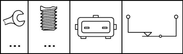 HELLA 6DD 008 622-151 - Brake Light Switch / Clutch onlydrive.pro