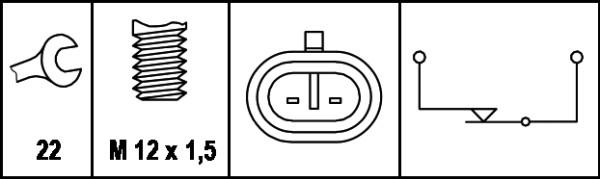 HELLA 6LF 007 356-001 - Switch, reverse light onlydrive.pro