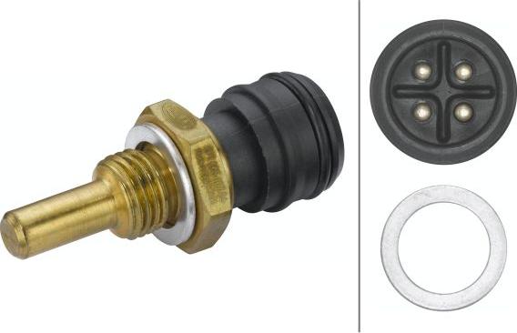 HELLA 6PT 009 107-841 - Sensor, coolant temperature onlydrive.pro