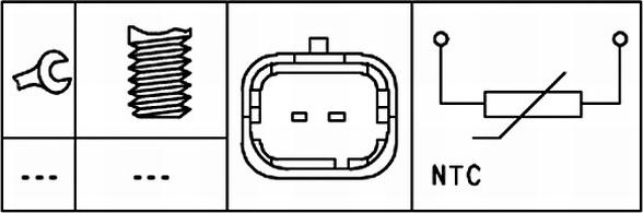 HELLA 6PT 009 309-431 - Sensor, coolant temperature onlydrive.pro