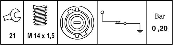 HELLA 6ZL 009 600-051 - Devējs, Eļļas spiediens onlydrive.pro